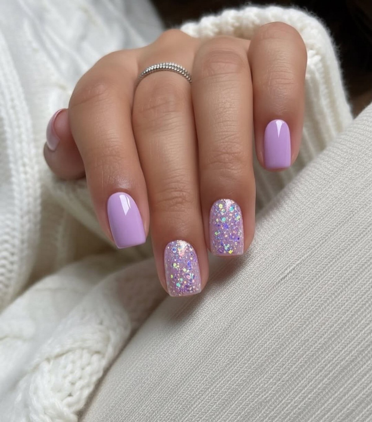 Гламурний манікюр у лютому 2026 року: шик зими