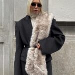 Хутряний шарф 2025: найстильніший тренд зими