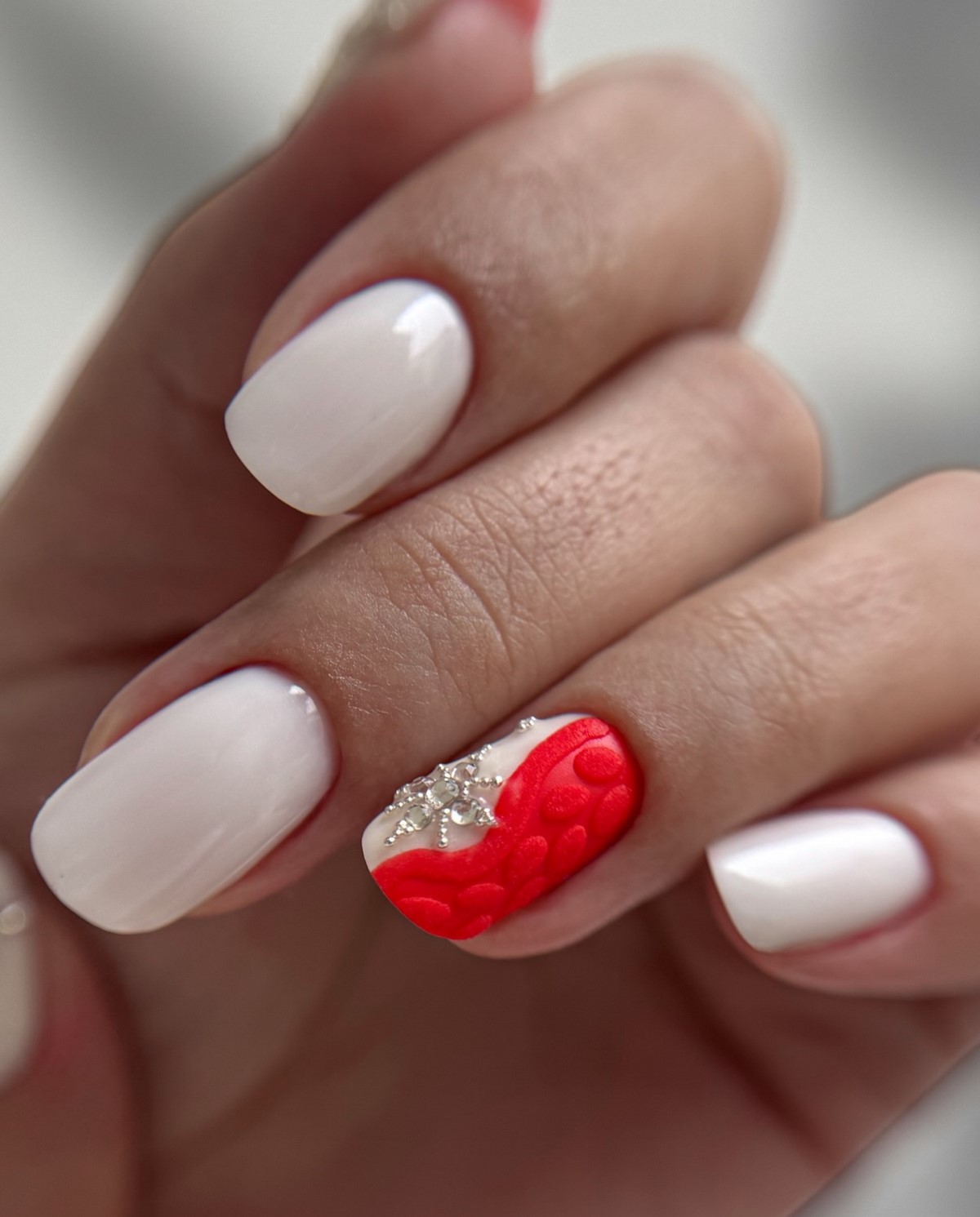 В’язані візерунки на нігтях у січні 2026 року