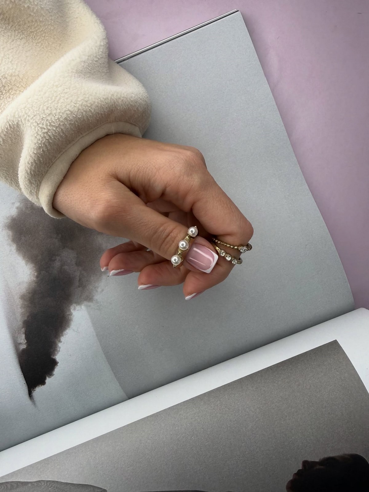 Модний зимовий манікюр на квадратні нігті: тренди 2026