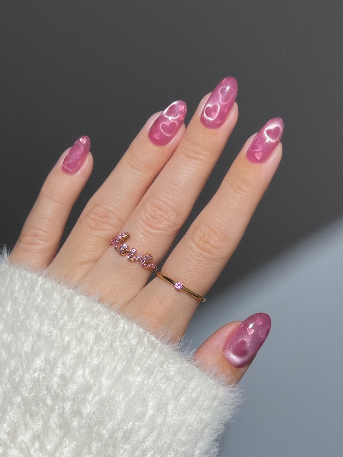 Манікюр на День святого Валентина 2026 з романтичним настроєм