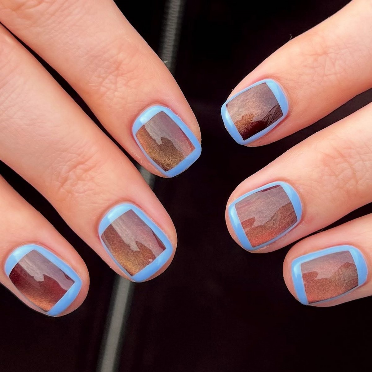 Ореол на нігтях: чому halo-манікюр підкорив весну 2026