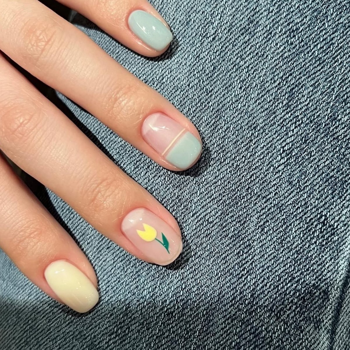 Пастельний манікюр на короткі нігті весни 2026: ніжні ідеї